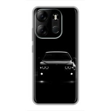 Чехол для Техно Спарк Го 2023 - с принтом БМВ (AlphaPrint) (Машина BMW)