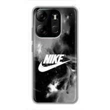 Чехол для Tecno Spark Go 2023 (BF7) - с принтом Найк (AlphaPrint) (Лого Найк)