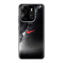 Чехол для Tecno Spark Go 2023 (BF7) - с принтом Найк (AlphaPrint) (Найк красный)
