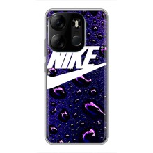 Чехол для Tecno Spark Go 2023 (BF7) - с принтом Найк (AlphaPrint) (Найк принт)