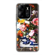 Чехол для Tecno Spark Go 2023 (BF7) - с принтом Найк (AlphaPrint) (Стиль Найк)