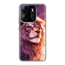 Чехол со Львом для Tecno Spark Go 2023 (BF7) (VPrint) (Красочный Лев)