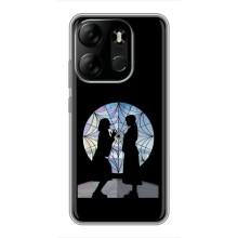 Чехлы Венсдей на Tecno Spark Go 2023 (BF7) Уэнсдей (AlphaPrint) (комната Уэнздей)