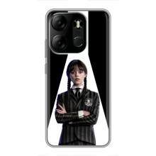 Чехлы Венсдей на Tecno Spark Go 2023 (BF7) Уэнсдей (AlphaPrint) (W-Wednesday)