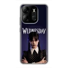 Чехлы Венсдей на Tecno Spark Go 2023 (BF7) Уэнсдей (AlphaPrint) (Wednesday)