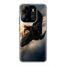 Чехол дракон Беззубик для Tecno Spark Go 2023 (BF7) – Полет Беззубика