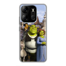 Чехол с мультфильмом Шрек на Tecno Spark Go 2023 (BF7)