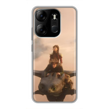 Чехол как приручить дракона на Tecno Spark Go 2023 (BF7) (Фильм дракон)