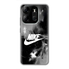 Чехол с логотипом Найк на Tecno Spark Go 2023 (BF7) – Найк дымчатый