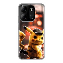 Чехол с Пикачу на Tecno Spark Go 2023 (BF7) (Милый Пикачу)