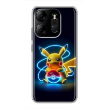 Чехол с Пикачу на Tecno Spark Go 2023 (BF7) (Покемон)