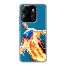 Чехол с принтом Фантастическая четверка для Tecno Spark Go 2023 (BF7) – Человек-Факел