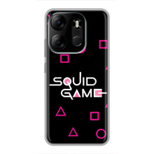 Чохол Гра в кальмара для Tecno Spark Go 2023 (BF7) – Лого гра кальмара