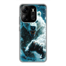Чохол з картинкою 'Хижаки' для Tecno Spark Go 2023 (BF7) (Ведмідь)