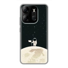 Космические Чехлы для Техно Спарк Го 2023 (VPrint) (На луне)