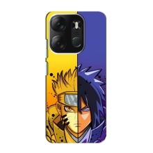 Купить Чехлы на телефон с принтом Anime для Техно Спарк ГО (2023) (Naruto Vs Sasuke)