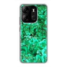 Мраморный чехол на Tecno Spark Go 2023 (BF7) (VPrint) (Салатный Мрамор)