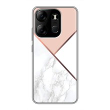 Мраморный чехол на Tecno Spark Go 2023 (BF7) (VPrint) (Тройной мрамор)