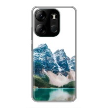 Силиконовый чехол с КАРТИНКАМИ лето для Tecno Spark Go 2023 (BF7) (AlphaPrint) (Гори)