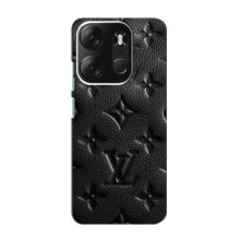 Текстурный Чехол Louis Vuitton для Техно Спарк ГО (2023) (Черный ЛВ)