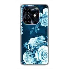 Чехлы (ART) Цветы на Tecno Spark Go 2024 (BG6) (VPrint) (Блактині бутони)