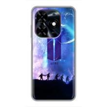 Чехлы BTS для Tecno Spark Go 2024 (BG6) (AlphaPrint) – Army BTS