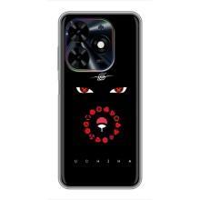 Чехлы на тему: Итачи Учиха для Tecno Spark Go 2024 (BG6) (AlphaPrint) – глаза Итачи