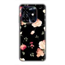 Чохли з квітами для Tecno Spark Go 2024 (BG6) (VPrint) (Трояндочки)