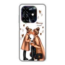 Чохол з друком для Tecno Spark Go 2024 (BG6) - (Мама з дитинкою) (AlphaPrint) (Донька і мама)