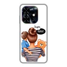 Чохол з друком для Tecno Spark Go 2024 (BG6) - (Мама з дитинкою) (AlphaPrint) (Мама з синочком)