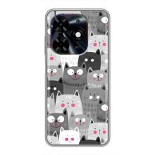 Чохли з Котиками для Tecno Spark Go 2024 (BG6) (VPrint) (Мальовані котики)