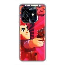 Чехол для Tecno Spark Go 2024 (BG6) Бравл Старс (VPrint) – Дуелянт Кольт