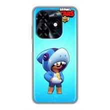 Чехол для Tecno Spark Go 2024 (BG6) Бравл Старс (VPrint) – Леон акула