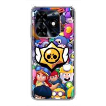 Чехол для Tecno Spark Go 2024 (BG6) Бравл Старс (VPrint) – Лого Brawl Stars