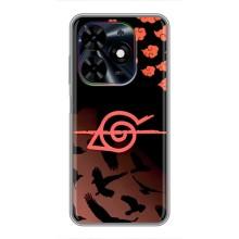 Чехол Итачи Учиха дляТЕхно Спарк ГО 2024 (AlphaPrint) – Глаз Итачи