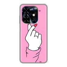 Чохол з принтом для Tecno Spark Go 2024 (BG6) (AlphaPrint - Знак сердечка) – Знак Love