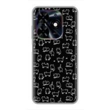 Чохол з принтом для Tecno Spark Go 2024 (BG6) (AlphaPrint) Модні коти (Маленькі котики)