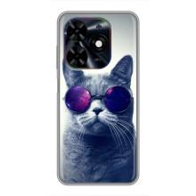 Чохол з принтом для Tecno Spark Go 2024 (BG6) (AlphaPrint) Модні коти (Стильний кіт)