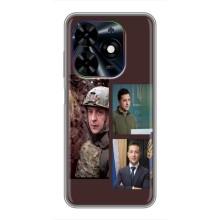 Чохол для Tecno Spark Go 2024 (BG6) (AlphaPrint - с принтом Зеленського) – Президент