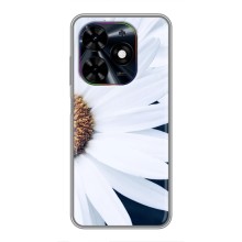 Чохол з ромашками на Tecno Spark Go 2024 (BG6) (Пів ромашки)