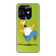 Чjхол з Сімпсонами для Tecno Spark Go 2024 (BG6) (VPrint) (Гомер Сімпсон)