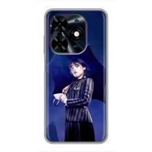 Чохли Венсдей на Tecno Spark Go 2024 (BG6) Уенсдей (AlphaPrint) (Венздей з парасолькою)