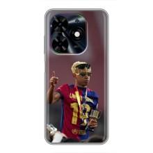 Чехол с футболистом Ламин Ямаль Tecno Spark Go 2024 (BG6)