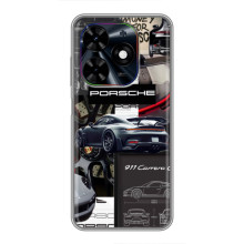 Чохол з авто Порше для Tecno Spark Go 2024 (BG6) – Колаж Порше