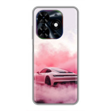 Чохол з авто Порше для Tecno Spark Go 2024 (BG6) – Рожевий Порше