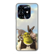 Чохол з мультфільмом Шрек на Tecno Spark Go 2024 (BG6) – Шрек і осел