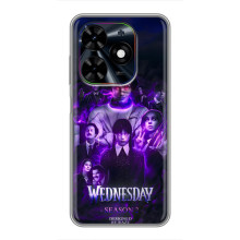 Чехол с дизайном Венздей 2 на Tecno Spark Go 2024 (BG6)