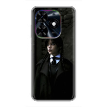 Чехол с дизайном Венздей 2 на Tecno Spark Go 2024 (BG6) – Уэнсдей в костюме