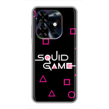 Чохол Гра в кальмара для Tecno Spark Go 2024 (BG6) – Лого гра кальмара