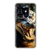 Чохол з картинкою 'Хижаки' для Tecno Spark Go 2024 (BG6) – Крокодил